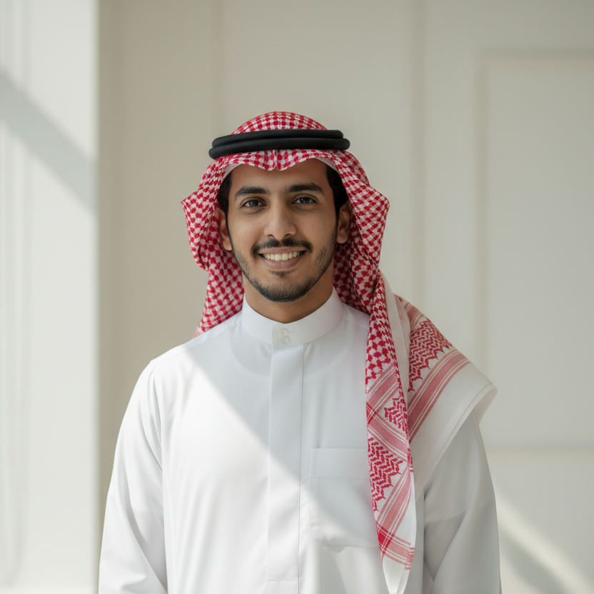 young saudi man